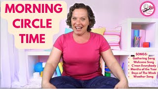 Preschool Circle Time | Morning Circle Time Routine with Miss Nina | Toddler & Preschool Songs