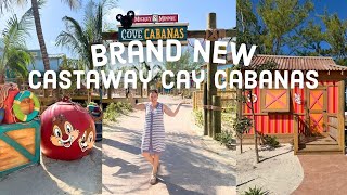 NEW OPENING DAY ☀️ Mickey and Minnie Cove Cabanas at Disney's Castaway Cay