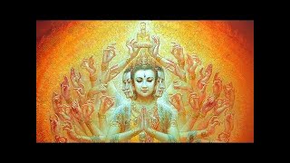 ♫ The Great Compassion Mantra SANSKRIT Lyrics - 1 HOUR - Tibetan Eleven Faced Avalokitesvara Dharani