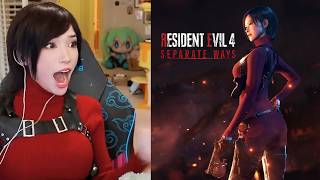 Emiru Plays Resident Evil 4 DLC *Separate Ways* Dressed As Ada Wong