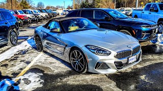 FOR SALE 2020 BMW Z4 S-DRIVE M40I 3.0L INLINE6 GAS TURBOCHARGED 382HP EXT SILVER/ IVORY WHITE$44,000