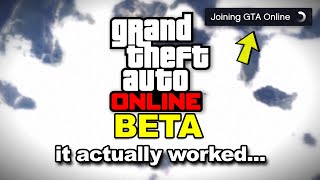 I Played GTA Online BETA in 2025... it STILL WORKS! (pre-release)