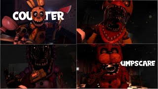Fiive Night's At Freddy's 2 Funny Counter Jumpscares