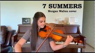 Top Country Song on Violin | 7 Summers by Morgan Wallen Cover