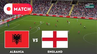 ALBANIA vs ENGLAND | World Cup Qualifiers 2025 Match Simulation | eFootball PES 21 Gameplay