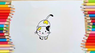 Menggambar Kucing | Drawing a Cat