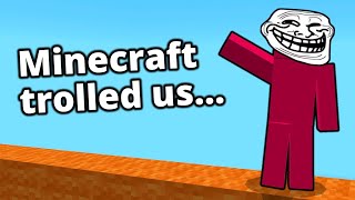 Minecraft Bedrock's Pink Glitch is BACK...