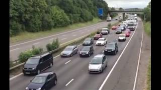 Slow mng traffic on the Mas millions of motorists hit the road