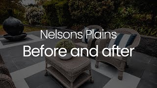 Before and after Nelsons Plains Landscaping