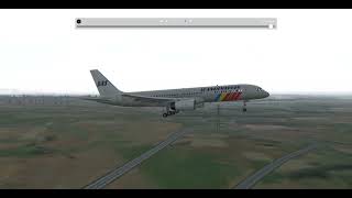Flight Factor 757 200 Butter Landing at Stockholm Arlanda (ESSA) 10/03/2025