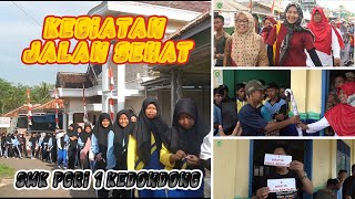 KEGIATAN JALAN SEHAT DI SMK PGRI 1 KEDONDONG DALAM RANGKA MEMPERINGATI HUT RI YANG KE 77