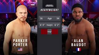 Porter P. @ Baudot A. [UFC Apex] - HEAVYWEIGHT | 19/02 | UFC 4 - live