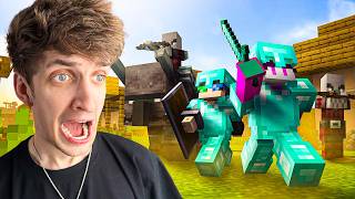 Battling a Raid in Hardcore Minecraft Was a Mistake...