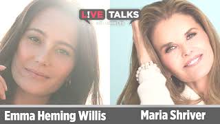 Emma Deming Willis in conversation with Maria Shriver at Live Talks Los Angeles