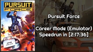 Pursuit Force (PSP) - Career Mode (Emulator) Speedrun in [2:17:36] [PB]