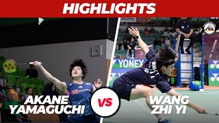 Courtside View: Akane Yamaguchi and Wang Zhi Yi | WS Quarterfinal German Open 2023