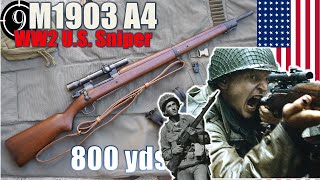 M1903a4 U.S. WW2 Sniper to 800yds: Practical Accuracy