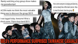 BREAKING: TAIWANESE CASUALS ALL PRAISES TO SB19's ACON PERFORMANCE! | Esbi Updates