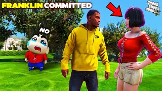 Franklin's COMMITTED  from Lovers Day | Shinchan Crying In GTA 5 in Telugu!