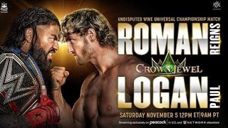 ROMAN REIGNS VS LOGAN PAUL WWE CHAMPIONSHIP MATCH WWE2K22