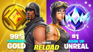 Gold To Unreal Reload Speedrun But It's Duo Fills Only... (Fortnite Ranked)