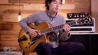 Eastman AR805CE Goldburst Guitar Demo