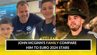 Watch as we accidentally ask John McGinn's family to compare McGinn to other stars at Euro 2024