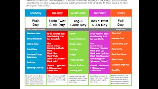 Simply Fit Board ~ Push day workout