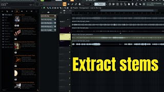 EXTRACT STEMS FL STUDIO 21