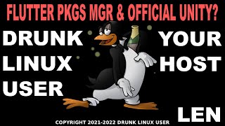 FLUTTER PKGS MGR & OFFICIAL UNITY?