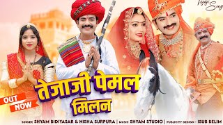 तेजाजी पेमल मिलन || तेजाजी पेमल कथा || Shyam bidiyasar || Tejaji pemal Katha 2025