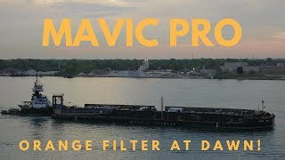 DJI Mavic Pro  - Flying at Dawn with a  Graduated Orange Filter!