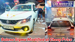 Maruti Baleno Sigma Modified at cheap Price|Baleno 2026 Modified|Modified Baleno🔥
