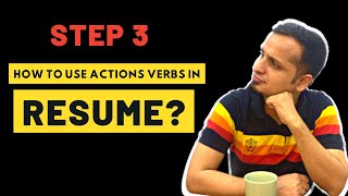 How to use action verbs in Resume? | Power Verbs for Resume Writing | Resume Making Course Part 3/5