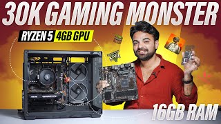 30,000 Budget Gaming PC 😱  Ryzen 5 + 4GB GPU  Budget Beast in 2026 🔥