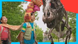 💀 Dex vs the Skeleton T-Rex! 🦖 RUN! | Dinosaurs for Kids @DinoKids