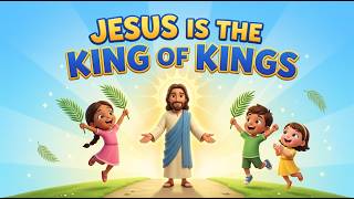 Jesus is the King of Kings 👑 Palm Sunday Song for Kids | Hosanna!(Easter Worship 2026) #palmsunday