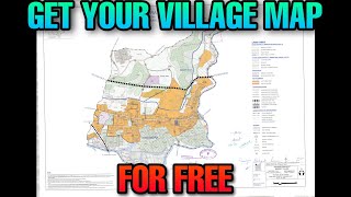 HOW TO DOWNLOAD YOUR VILLAGE MAP FREE | अपने गांव का नक्शा कैसे डाउनलोड करें (TUTORIAL)