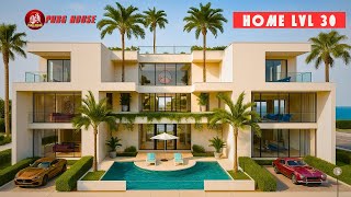 Level 30 PUBG Home Design in a Completely New Style – Glass Front and Luxury Pool