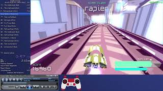 Wipeout Pulse Grid 8 100% Easy in 40:24 (RTA)