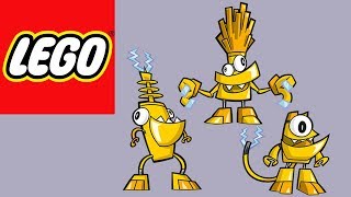 How to build LEGO Mixels Electroids  - 8 Bits - Bricks and Clay Play