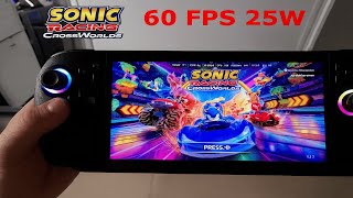 Sonic Racing Crossworlds | Rog Xbox Ally X | TDP set to 25W | High Settings | 1080p 