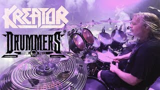 KREATOR-Phantom Antichrist. Jürgen 'Ventor' Reil. Live in Poland 2024 (Drum Cam)