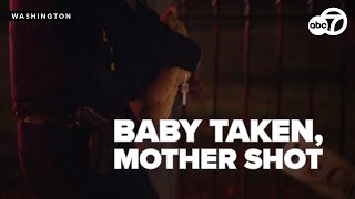 Father accused of shooting mother of his 1-year-old, taking baby away in DC