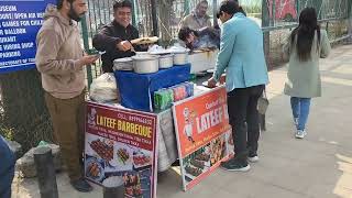 Part-19  Lateef Barbecue - Lazeez Restaurant  Boulevard Rd, Gagribal, Dal Lake Srinagar