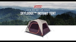 How to Set Up Your Skylodge Instant Camping Tent