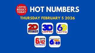 Hot Lotto Numbers February 5 2026