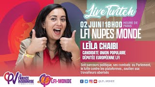 Tout est politique avec Leïla Chaïbi, eurodéputée, candidate aux élections européennes