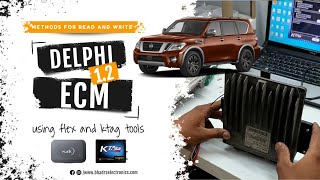 Vehicle misfiring problem : Replacing Nissan ECMs, you can use both KTAG and Flex programming tools
