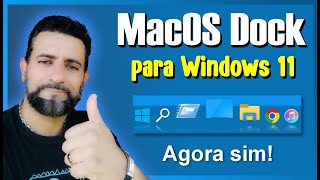 Check out this animation for your Windows 11 taskbar, dock style - sensational!!